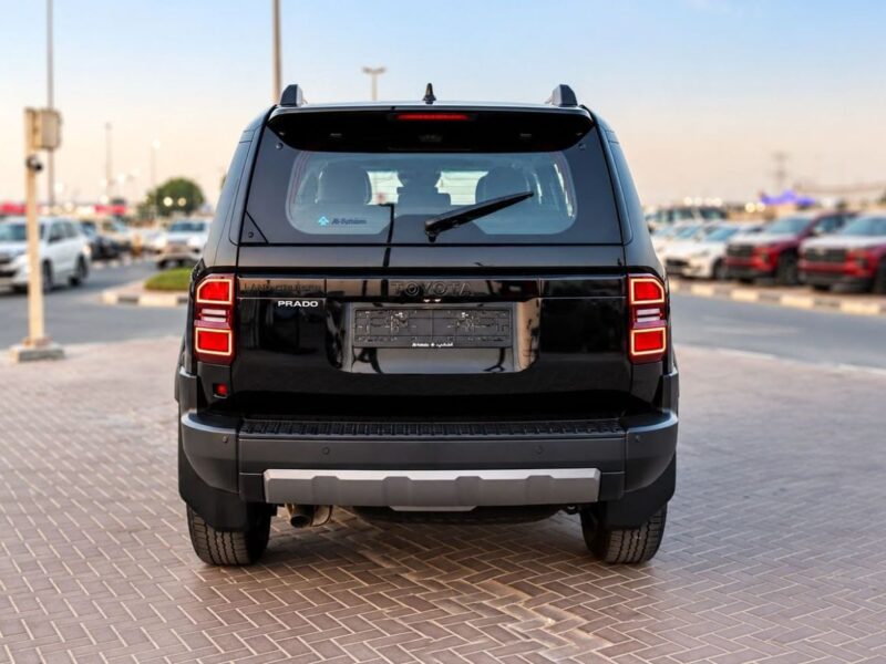 2027 Toyota Prado VXR 2.4 Liters Turbocharged 4 Cylinders Petrol Engine Black SUV GCC Specs