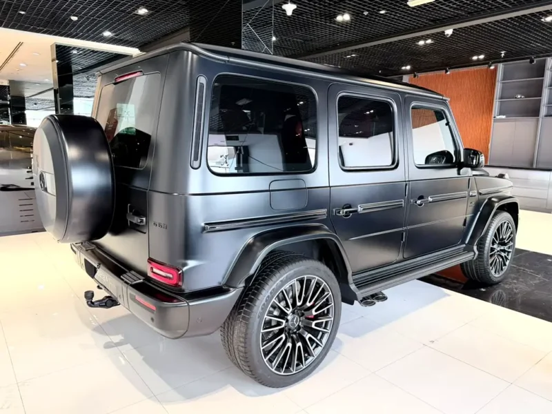 2026 Mercedes-Benz G-Class G 63 AMG 4.0L V8 Biturbo Engine Black Red SUV European Specs