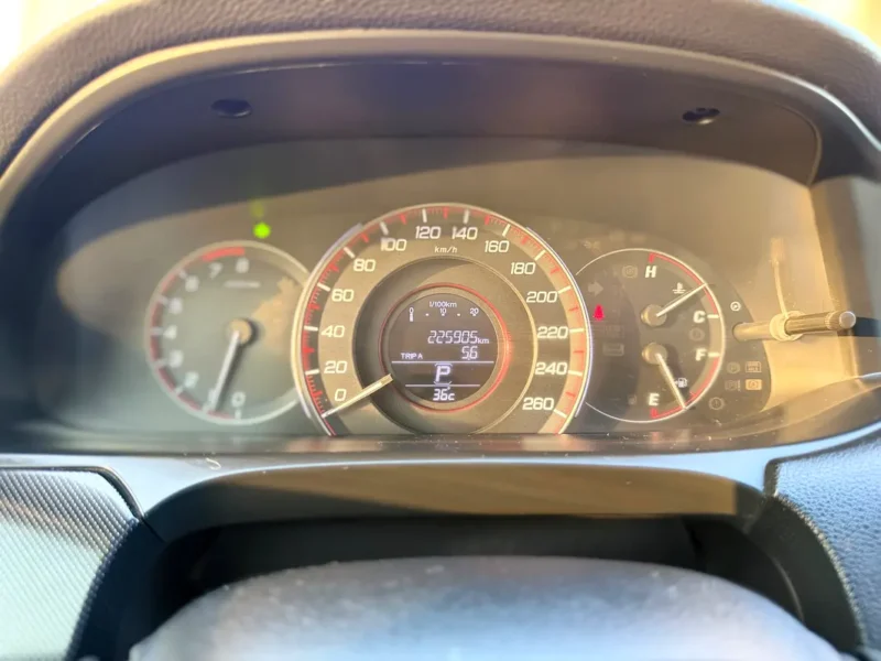 2015 Honda Accord Sport 4 Cylinders Petrol Engine Silver Beige Sedan GCC Specs Full Option
