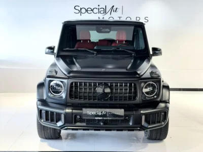 2026 Mercedes-Benz G-Class G 63 AMG 4.0L V8 Biturbo Engine Black Red SUV European Specs