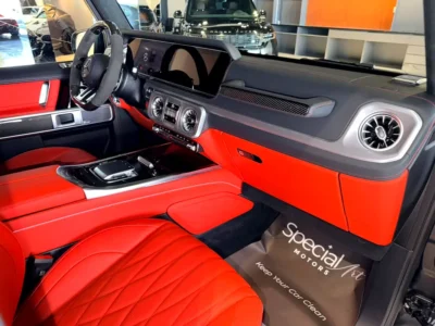 2026 Mercedes-Benz G-Class G 63 AMG 4.0L V8 Biturbo Engine Black Red SUV European Specs