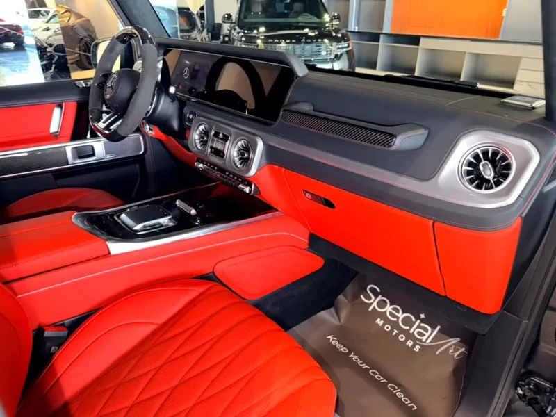 2026 Mercedes-Benz G-Class G 63 AMG 4.0L V8 Biturbo Engine Black Red SUV European Specs