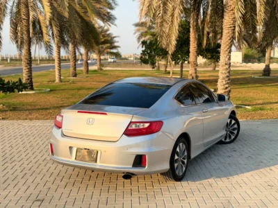 2015 Honda Accord Sport 4 Cylinders Petrol Engine Silver Beige Sedan GCC Specs Full Option