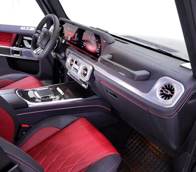 2027 Mercedes-Benz G-Class G 63 AMG 4.0L V8 Biturbo Engine Black Maroon SUV CARBON INTERIOR