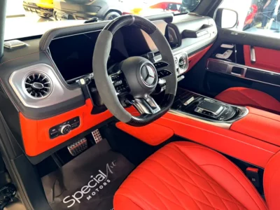 2026 Mercedes-Benz G-Class G 63 AMG 4.0L V8 Biturbo Engine Black Red SUV European Specs