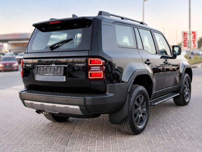 2027 Toyota Prado Adventure 2.4 Litres 4 Cylinders Petrol Engine Black SUV GCC Specs Automatic