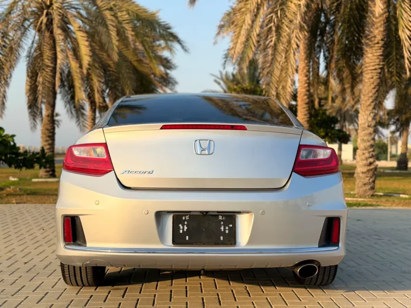2015 Honda Accord Sport 4 Cylinders Petrol Engine Silver Beige Sedan GCC Specs Full Option