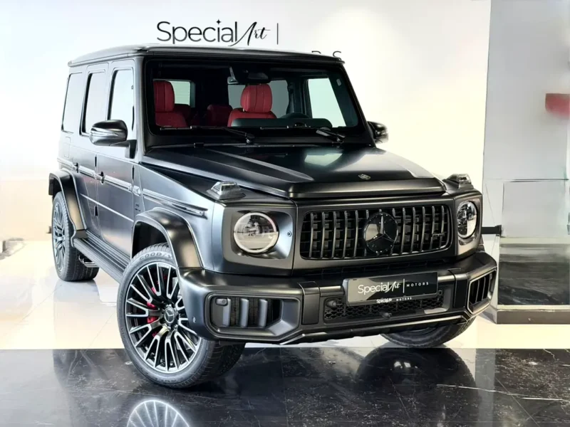 2026 Mercedes-Benz G-Class G 63 AMG 4.0L V8 Biturbo Engine Black Red SUV European Specs