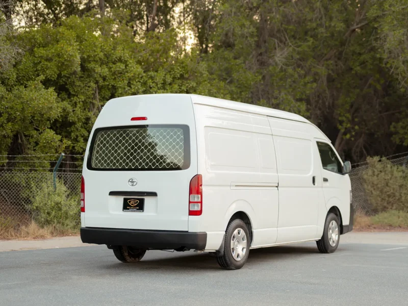 2012 Toyota Hiace GL High Roof 2.7 Litres 4 Cylinders Petrol Engine White Grey Panel Van GCC