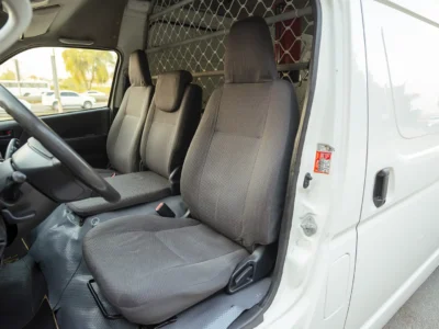 2012 Toyota Hiace GL High Roof 2.7 Litres 4 Cylinders Petrol Engine White Grey Panel Van GCC