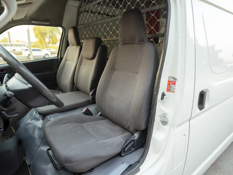 2012 Toyota Hiace GL High Roof 2.7 Litres 4 Cylinders Petrol Engine White Grey Panel Van GCC