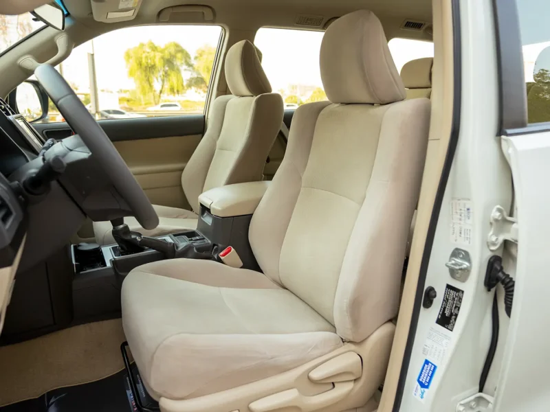 2022 Toyota Prado EXR 4.0 Litres 6 Cylinders Petrol Engine White Beige SUV GCC Specs 4WD