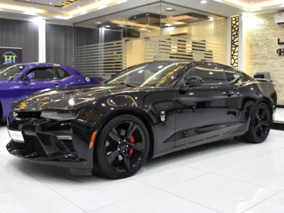 2017 Chevrolet Camaro SS 8 Cylinders Petrol Engine Black Red Coupe GCC Specs Automatic
