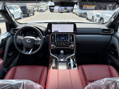 2026 Lexus LX700h SIGNATURE 3.5 Litres 6 Cylinders Hybrid Engine Black Red SUV GCC Specs