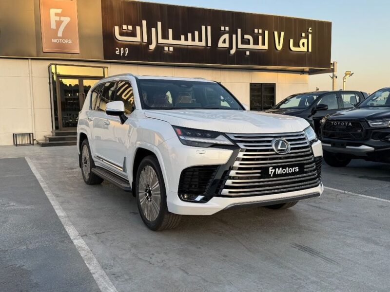 2026 Lexus LX700h SIGNATURE 3.5 Litres 6 Cylinders Hybrid Engine White Tan SUV GCC Specs