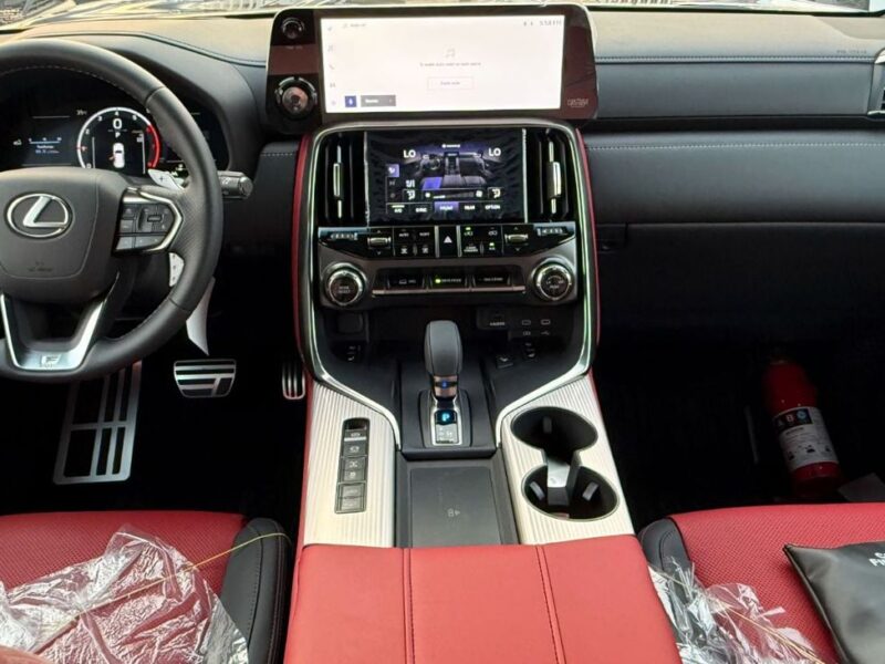 2026 Lexus LX700h F SPORT 3.5 Litres 6 Cylinders Hybrid Engine Black Red SUV GCC Specs