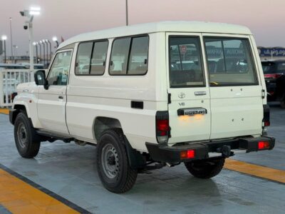 2026 Toyota Land Cruiser 70 LC 78 HARDTOP DC 4.0 Liters V6 Petrol Engine MT White Tan SUV