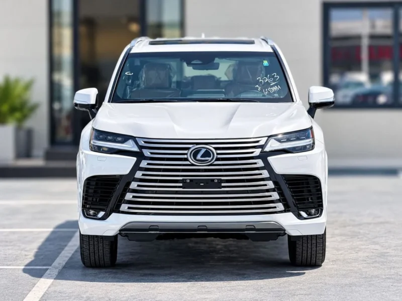 2026 Lexus LX700h SIGNATURE 3.5 Litres 6 Cylinders Hybrid Engine White Tan SUV GCC Specs