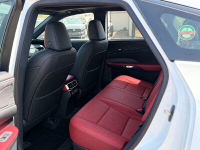2026 Lexus RX500h F SPORT PERFORMANCE Automatic 2.4L 4 Cylinders Hybrid Engine White Red SUV