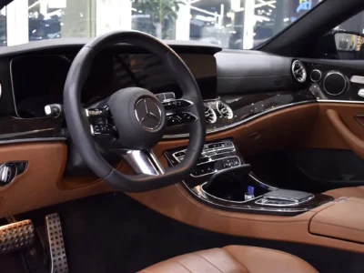 2023 Mercedes-Benz E-Class E 200 4 Cylinders Petrol Engine Black Tan Coupe GCC Specs