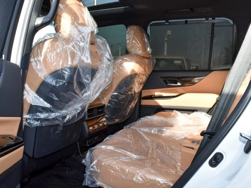 2023 Lexus LX600 SIGNATURE 3.5 Litres 6 Cylinders Hybrid Engine White Tan SUV GCC Specs