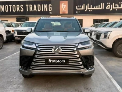 2026 Lexus LX700h SIGNATURE 3.5 Litres 6 Cylinders Hybrid Engine Silver Tan SUV GCC Specs