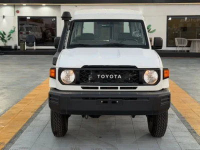 2026 Toyota Land Cruiser 70 LC 78 HARDTOP DC 4.0 Liters V6 Petrol Engine MT White Tan SUV