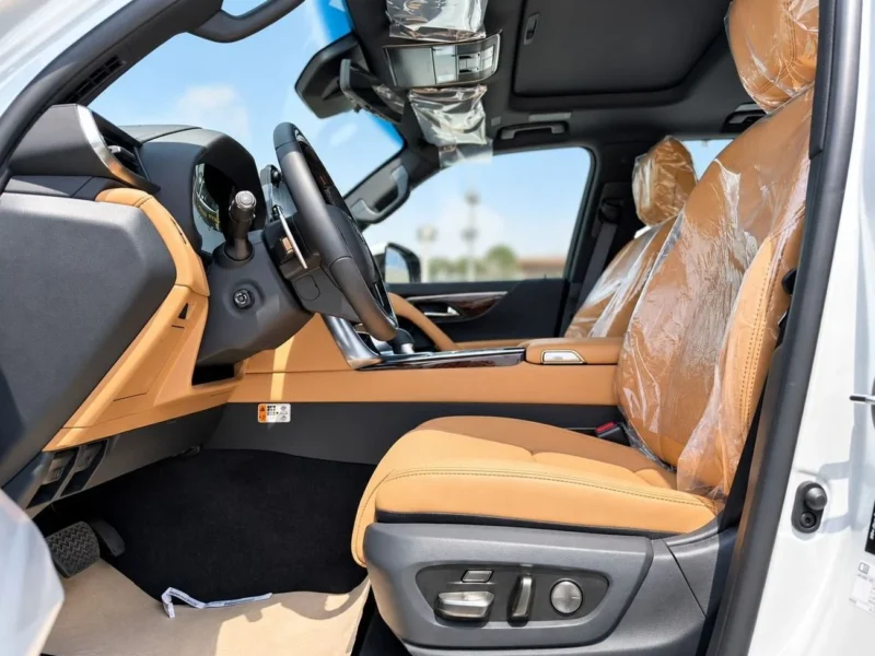 2026 Lexus LX700h SIGNATURE 3.5 Litres 6 Cylinders Hybrid Engine White Tan SUV GCC Specs