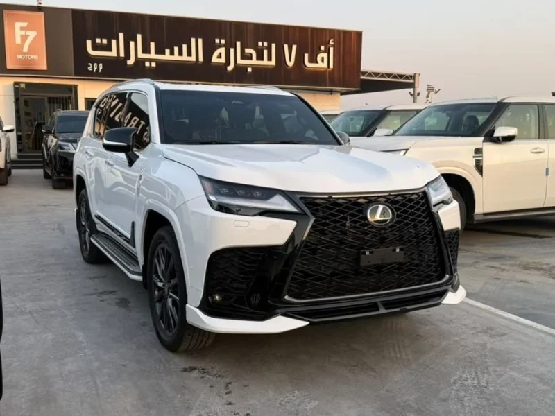2026 Lexus LX700h F SPORT 3.5 Litres 6 Cylinders Hybrid Engine White Red SUV GCC Specs
