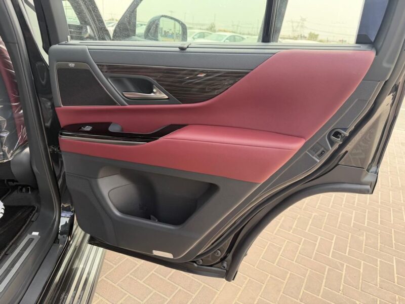 2026 Lexus LX700h SIGNATURE Automatic 3.5L 6 Cylinders Hybrid Engine Black Red SUV GCC Specs