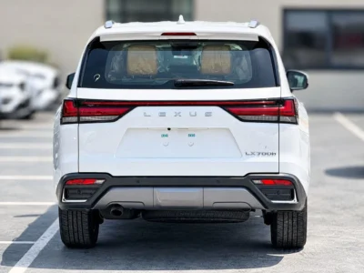 2026 Lexus LX700h SIGNATURE 3.5 Litres 6 Cylinders Hybrid Engine White Tan SUV GCC Specs