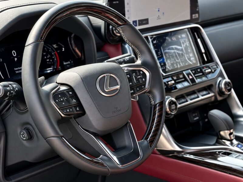 2026 Lexus LX700h SIGNATURE 3.5 Litres 6 Cylinders Hybrid Engine Black Red SUV GCC Specs