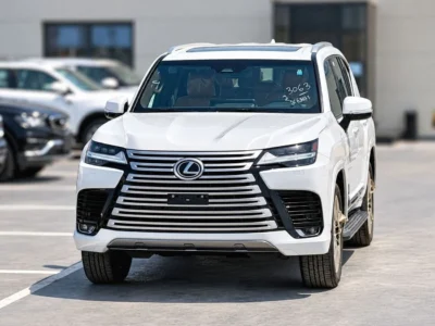2026 Lexus LX700h SIGNATURE 3.5 Litres 6 Cylinders Hybrid Engine White Tan SUV GCC Specs
