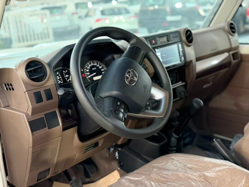 2026 Toyota Land Cruiser 70 LC 78 HARDTOP DC 4.0 Liters V6 Petrol Engine MT White Tan SUV