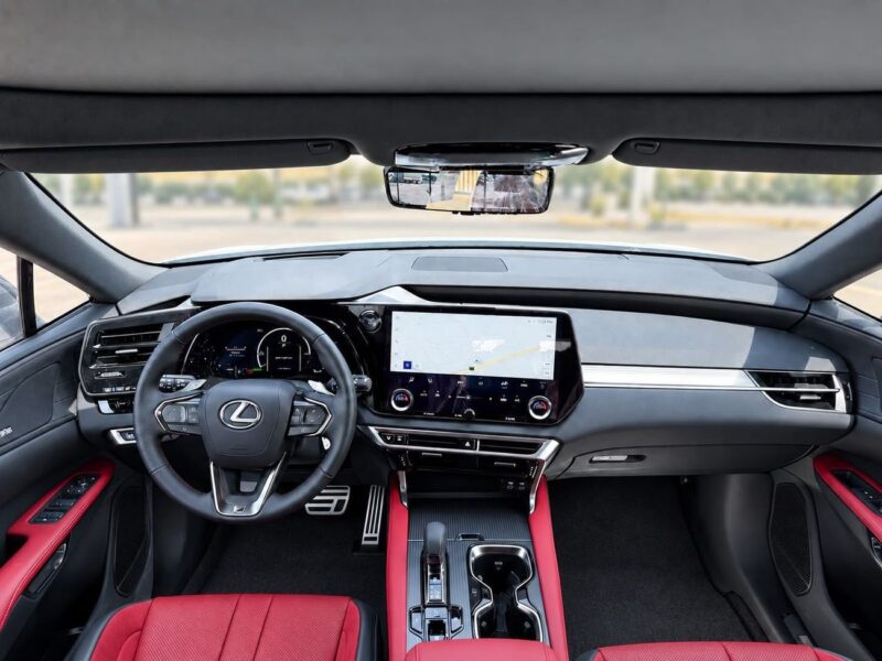 2026 Lexus RX500h F SPORT PERFORMANCE 2.4 Litres 4 Cylinders Hybrid Engine White Red SUV