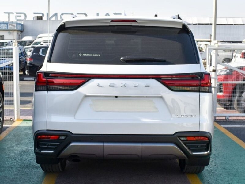 2023 Lexus LX600 SIGNATURE 3.5 Litres 6 Cylinders Hybrid Engine White Tan SUV GCC Specs