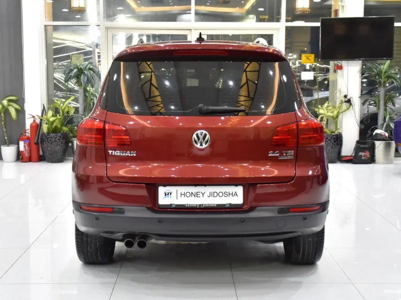 2020 Volkswagen Tiguan SEL 4 Cylinders Petrol Engine Red Beige Crossover GCC Specs Automatic