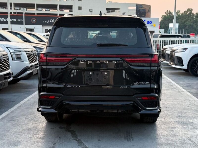 2026 Lexus LX700h F SPORT 3.5 Litres 6 Cylinders Hybrid Engine Black Red SUV GCC Specs