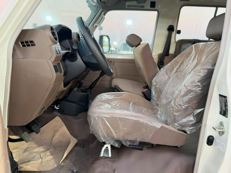 2026 Toyota Land Cruiser 70 LC 78 HARDTOP DC 4.0 Liters V6 Petrol Engine MT White Tan SUV