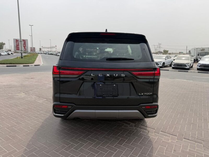 2026 Lexus LX700h SIGNATURE Automatic 3.5L 6 Cylinders Hybrid Engine Black Red SUV GCC Specs
