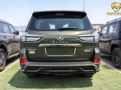 2021 Lexus LX570 SIGNATURE BLACK EDITION 5.7 Liters 8 Cylinders Petrol Engine Green Tan SUV