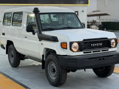 2026 Toyota Land Cruiser 70 LC 78 HARDTOP DC 4.0 Liters V6 Petrol Engine MT White Tan SUV