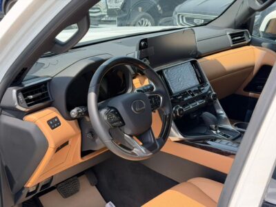 2026 Lexus LX700h SIGNATURE Automatic 3.5L 6 Cylinders Hybrid Engine White Tan SUV GCC Specs