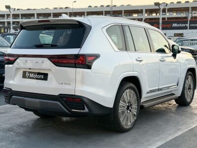 2026 Lexus LX700h SIGNATURE 3.5 Litres 6 Cylinders Hybrid Engine White Tan SUV GCC Specs