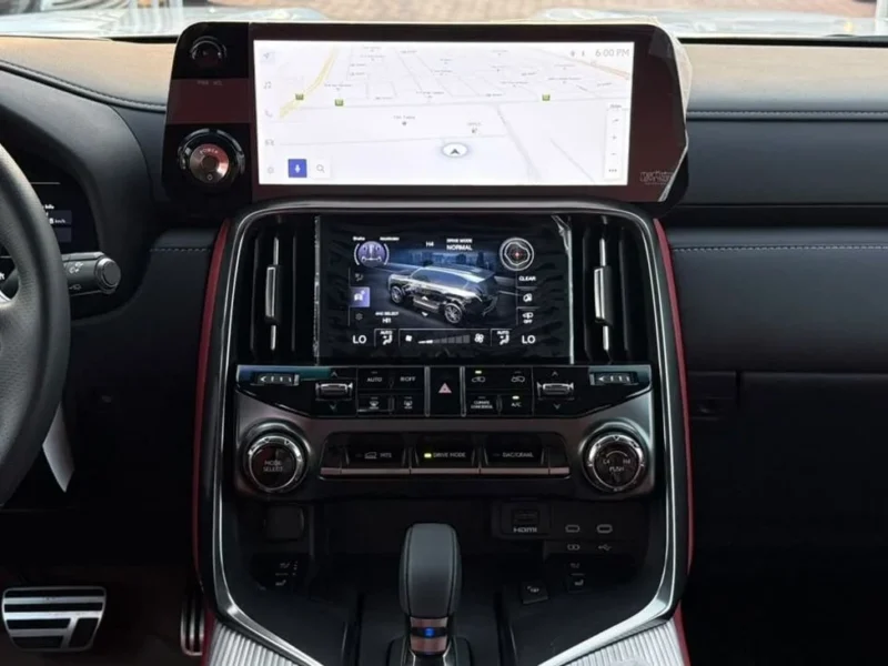 2026 Lexus LX700h F SPORT 3.5 Litres 6 Cylinders Hybrid Engine White Red SUV GCC Specs