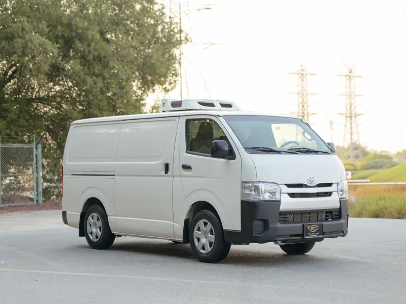 2022 Toyota Hiace GL Standard Roof 2.7 Litres 4 Cylinders Petrol Engine White Grey Chiller Van GCC