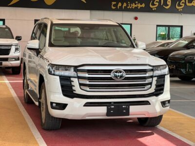 2026 Toyota Land Cruiser GXR 3.5 Litres 6 Cylinders Petrol Engine White Beige SUV GCC Specs