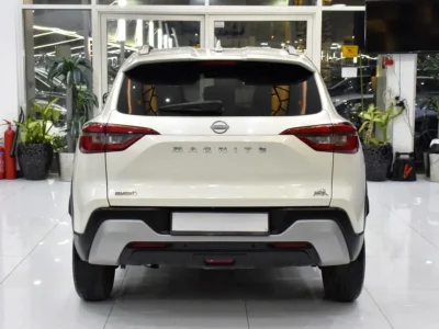 2025 Nissan Magnite S 3 Cylinders Petrol Engine White Black Crossover GCC Specs Automatic