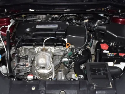 2016 Honda Accord EX 4 Cylinders Petrol Engine Burgundy Beige Sedan GCC Specs Automatic
