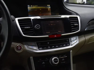2016 Honda Accord EX 4 Cylinders Petrol Engine Burgundy Beige Sedan GCC Specs Automatic
